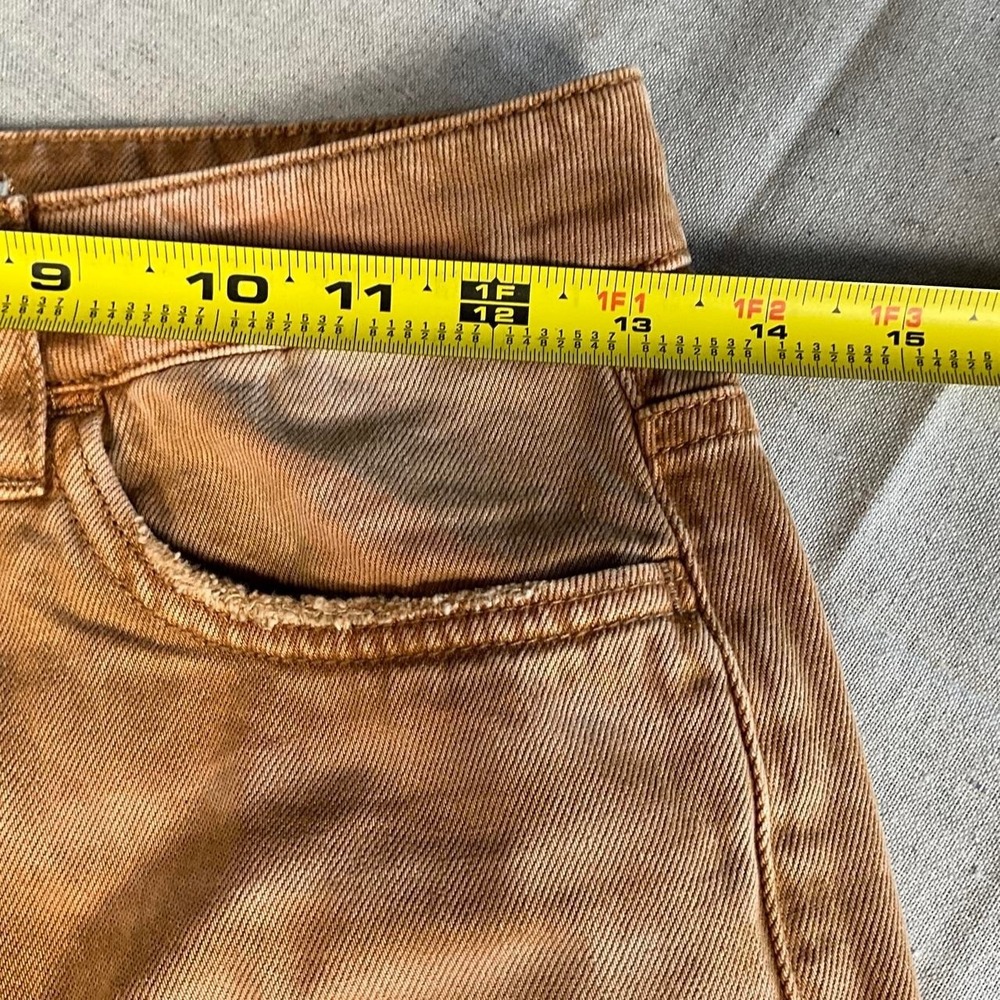 Womens Vervet Brown 100% Cotton Ripped Knees Distressed Jeans (Sz 25) - Picture 4 of 8
